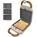 rock''ntoast retro one sandwich maker 700w 3 piastre intercambiabili rockstone
