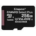 microsd 256gb canvas select plus black sdcs2 256gbsp