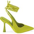 décolleté lace-up cedro in raso tacco 9 5 cm