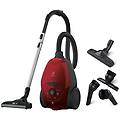 - aspirapolvere a traino con sacchetto potenza 500 watt colore rosso