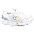 sneakers da bambina bianco con strap taglia 24