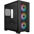 elite 301 mini tower case in vetro temperato 3x120mm rgb nero