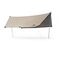 tarp campeggio sky ti black hexagon khaki