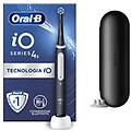 oral-b io spazzolino elettrico ricaricabile 4s nero 1 testina di ricambio 1 custodia da viaggio