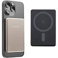 mw5000 power bank magnetica wireless champagne