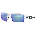 flak 2. 0 xl occhiale sportivo polished white