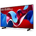 oled42c44la televisione smart tv 42 pollici oled evo 4k serie c4 dolby vision
