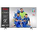 55c655 televisione smart tv 55 pollici qled 4k serie c6 dolby vision atmos google tv audio onkyo