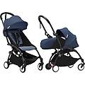 duo passeggino yoyo³ con kit 0+ e 6+ air france blue black