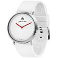 - smartwatch ibirdo waterproof 5atm life 2 con cinturino in silicone bianco