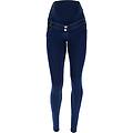 jeggings push up wr. up maternity skinny tessuto ecologico dark jeans-yellow seam donna extra large
