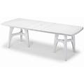 tavolo tris bianco 170/195/220 x 95 cm 971