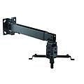 equipaggia il supporto per proiettore inclinabile da soffitto o parete 430-650 mm fino a 20 kg nero