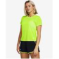 t-shirt streaker manica corta giallo fluorescente donna l