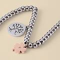 bracciale sunrise acciaio bicolore bianco / rosa cristallo collezione sunrise bicolore bianco /