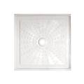 piatto doccia a filo pavimento in vetroresina 90x90 serie easy 15201 vetroresina standard