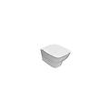 vaso sospeso senza brida in ceramica 53x37 cm globo daily das03bi bianco ceramica standard