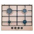 gt64sa piano cottura gas 4 fuochi 60cm griglie smaltate sabbia