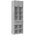- armadietto grigio sonoma 70x42 5x225 cm in truciolato