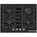 - piano cottura pnp6b6k40 a gas 4 fuochi gas colore nero