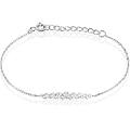 bracciale silver elegance argento rodiato cubic zirconia collezione silver elegance bianco