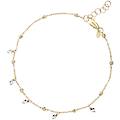 bracciale donna oro giallo bianco gl100809
