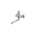 miscelatore elettronico lavello/lavabo con bocca erogazione girevole 140mm alimentazione a batteria