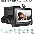- mini dvr auto full hd 1080p camera monitor lcd 4'' anteriore posteriore interna