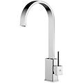 paffoni miscelatore monocomando per lavello serie level lea880cr cromato ottone