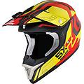 sx2 bhauw mat casco da croce nero rosso giallo s