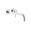 miscelatore incasso lavabo a bocca lunga serie live lv00199/2cr cromato ottone