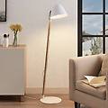 tetja lampada da terra con legno bianco