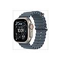 watch ultra 3 gps + cellular cassa in titanio naturale (49 mm) con cinturino ocean blu salmastro