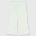 pantalone in felpa da bambina bianco taglia 12m