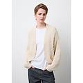 - cardigan in puro cotone beige regular fit donna beige chiaro taglia xs