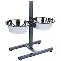 doppia ciotola con supporto regolabile 2 x 2650 ml ø 25 cm