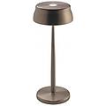 zafferano lampada a led da tavolo sister light rame anodizzato