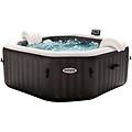 pure spa bubble e jet massage deluxe ottagonale 201x71 cm 4 posti con pompa riscaldatore sistema