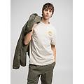 t-shirt con stampa tropicale