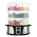 vaporiera elettrica h. koenig vap12 in acciaio inox multifunzione 12l programmabile compatto 3