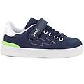 sneakers da bambino blu con strap taglia 20
