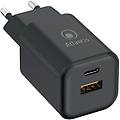 caricatore usb 65w 2 porte power delivery universale nero ricarica rapida