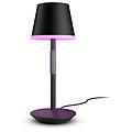 hue white and color ambiance go lampada smart da tavolo ricaricabile nera wireless (929003128501)