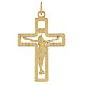 ciondolo croce uomo oro giallo gl101706