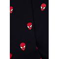 calze corte in soft cotton marvel spider-man uomo nero taglia 42-43