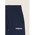 pantaloni sportivi a gamba dritta in jersey stretch pageant blue uomo small