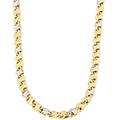 collana uomo oro giallo bianco gl100328