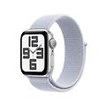 - watch se gps 40mm cassa alluminio-argento sport loop azzurro
