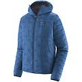 ms micro puff hoody giacca trekking uomo light blue/dark blue l