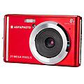 agfa fotocamera compatta kf520r-rosso